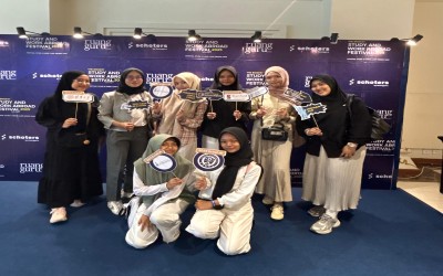 Study and work abroad festival (schoters by: ruangguru)